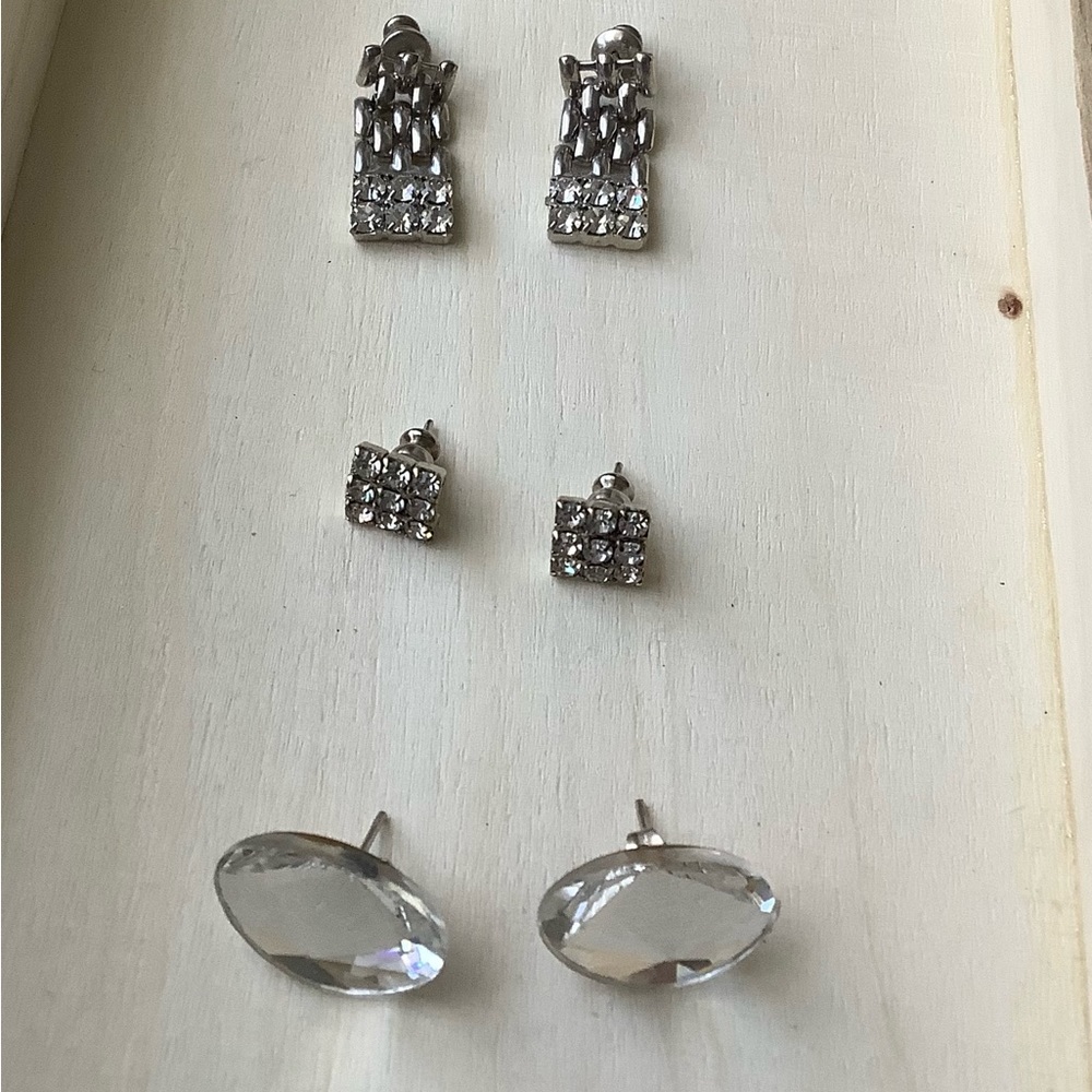 New vintage Austrian Crystal earrings - Picture 9 of 12